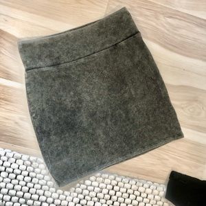 American Eagle deep green mini skirt